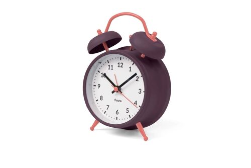 Reloj Despertador Retro «Berenjena» & Coral