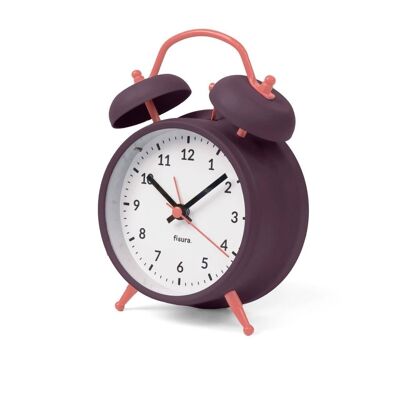 Reloj Despertador Retro «Berenjena» & Coral