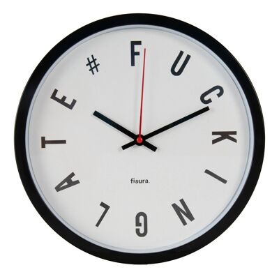 Reloj Blanco «Fucking Late»