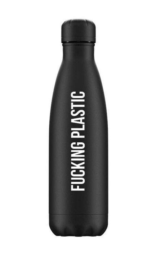 Botella Termo «Fucking plastic»