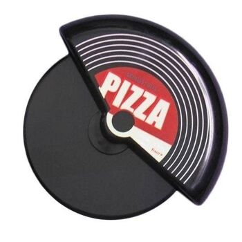 Pizza découpée en vinyle