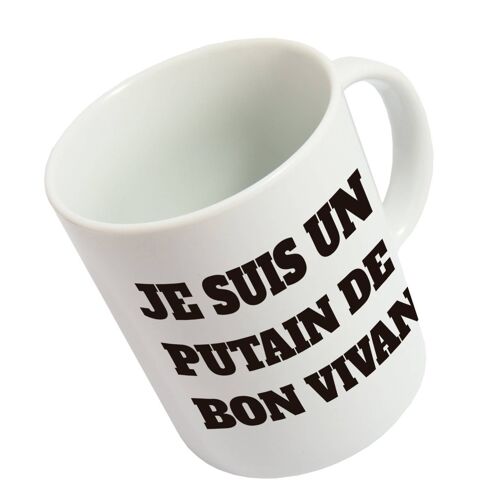 Taza 'Je Suis Un Putain De Bon Vivant' P.