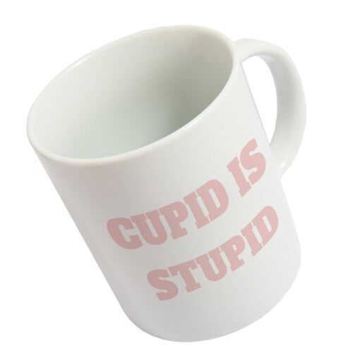 Taza «Cupid is stupid»