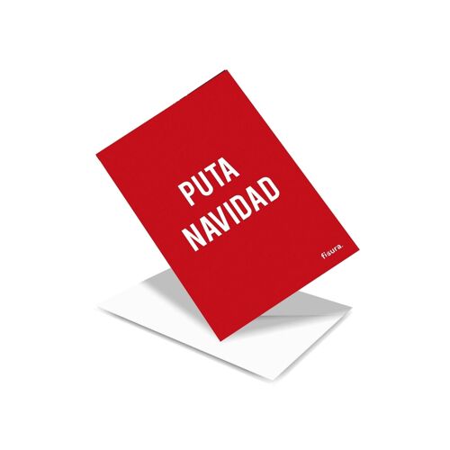 Postal "Puta Navidad"