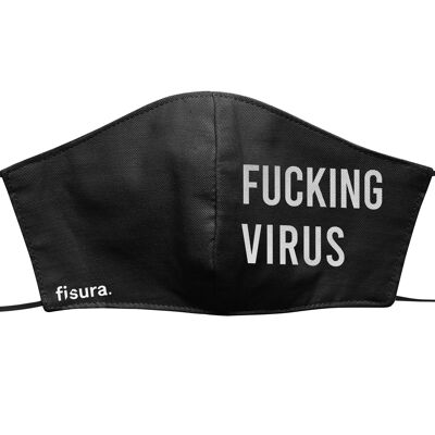 Mascarilla Adulto «Fucking virus». Testada En Laboratorio.