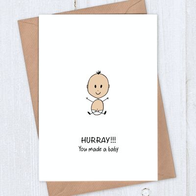 Baby Congratulations Card - neutral