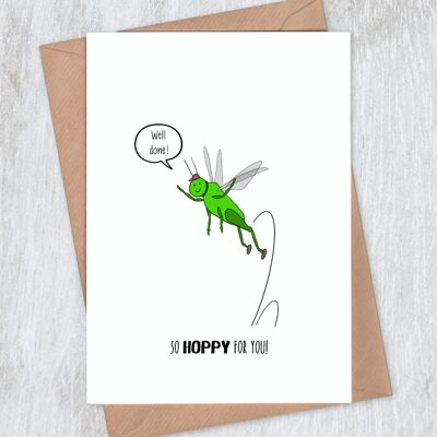 Grasshopper Well Done Card