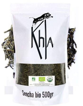 Thé vert bio de Chine - Sencha - poche vrac - 500g 1