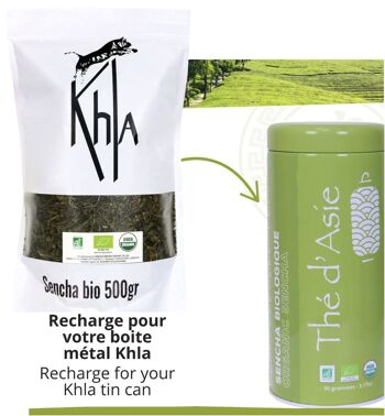 Thé vert bio de Chine - Sencha - poche vrac - 500g 8