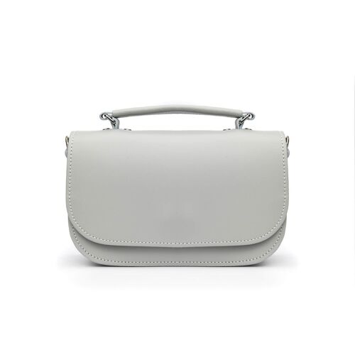 Aura Handmade Leather Bag - Ghost Grey