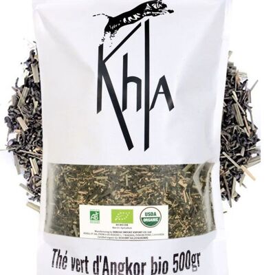 Organic green tea from China - Angkor tea - bulk pouch - 500g