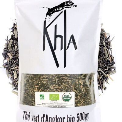 Organic green tea from China - Angkor tea - bulk pouch - 500g