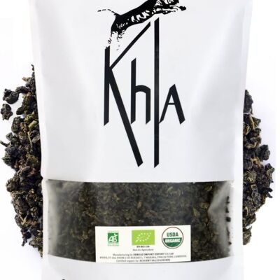 Thé bleu bio de Chine - Oolong - poche vrac - 500g