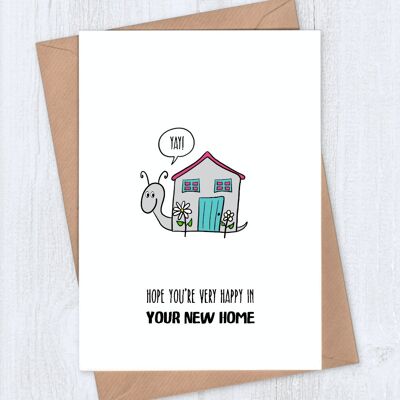 Snail New Home Card