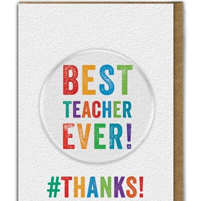 Teacher Card - Best Teacher Ever