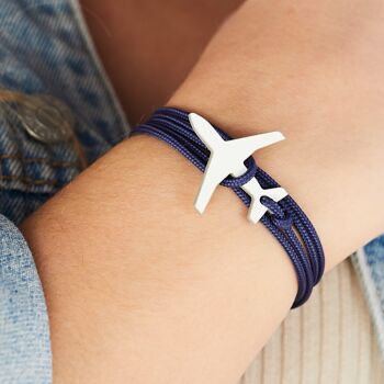 Bracelet A320 Paracorde - Bleu Marine 1