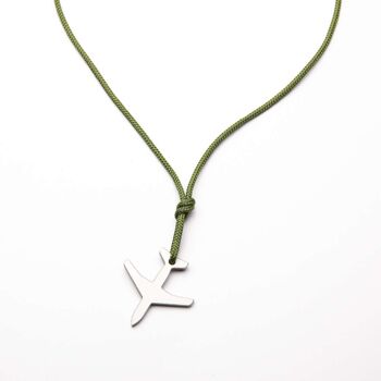 Collier Paracorde A380 - Vert Olive 2