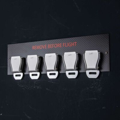 Five Seatbelt Buckle Aviation Key Rack – aircraftwindows