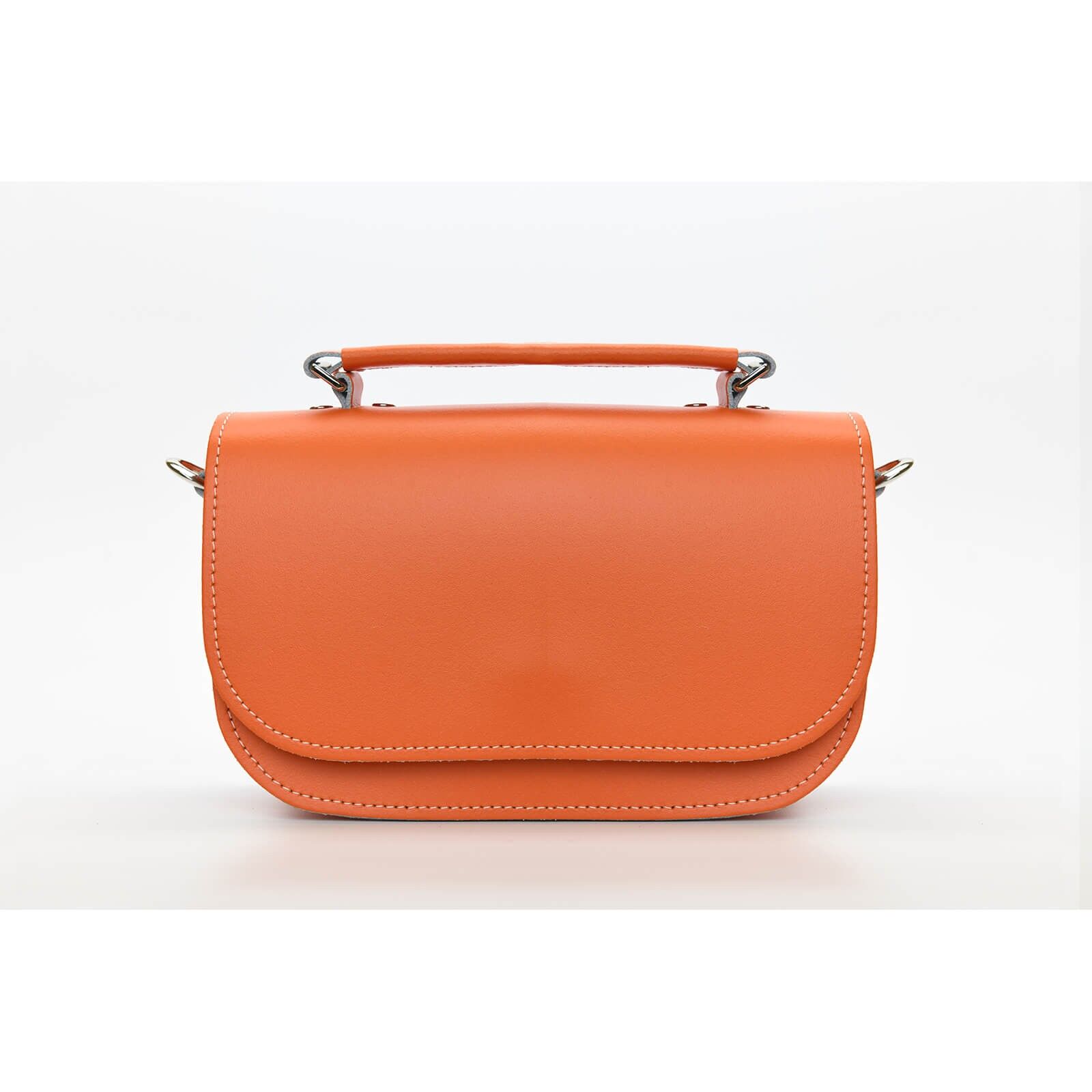 Bolso Aura de Piel Hecho a Mano - Naranja