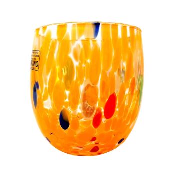 SOSPIRI VENEZIA Verre arrondi avec Murano Murrine 2