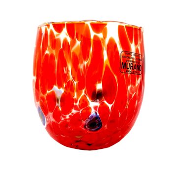 SOSPIRI VENEZIA Verre arrondi avec Murano Murrine 4