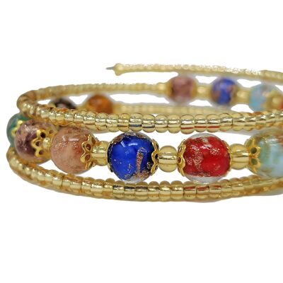 Bracelet SOSPIRI VENEZIA Rezzonico, perles de verre de Murano