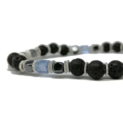 Bracelet SOSPIRI VENEZIA Stone, pierre dure de lave brute