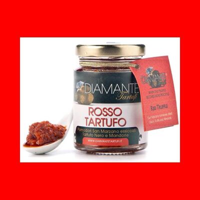 RED TRUFFLE 85 GR (DRIED SAN MARZANO TOMATOES, BLACK TRUFFLES AND ALMONDS) MADE IN ITALY