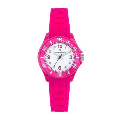 38971 - Lulu Castagnette analogue girl's watch - Silicone strap - Lulu Walk