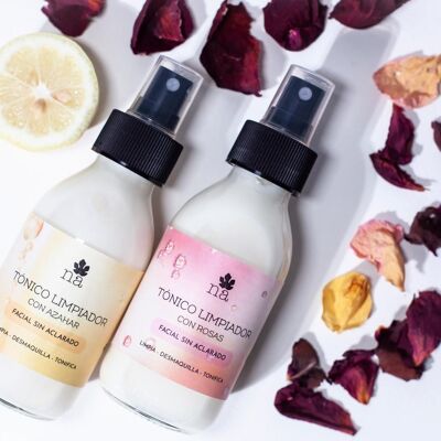 Cleansing tonic 2 in 1 (Orange blossom or Roses)