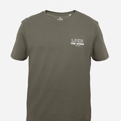 Khaki The Ocean T-shirt