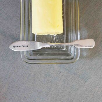 Couteau à beurre vintage plaqué argent - Spread Love 2