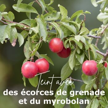 Soutien-gorge foulard coton bio et teinture végétale Sable rose 3