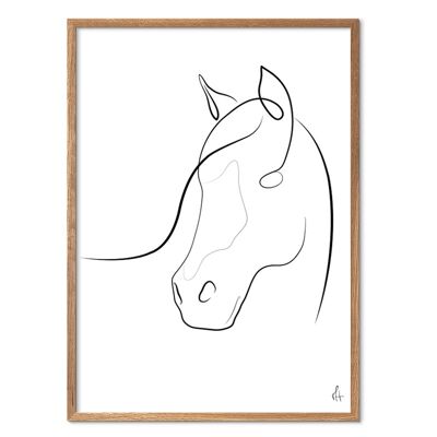 Cheval 30x40 + Frame