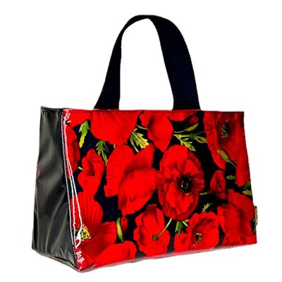 Sac isotherme S, "Coquelicot" marine