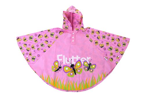 Butterfly styled kids rain poncho by Bugzz Kids Stuff (pack of 6) - SPONBY
