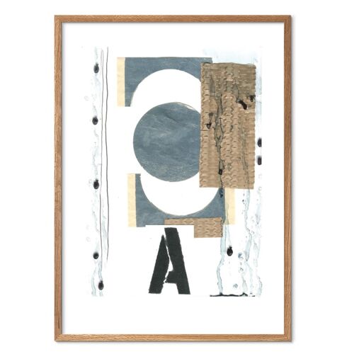 A for Abstract 30x40 + Frame