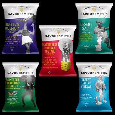 Savoursmiths Big 5 Pack (5 bolsas de 150 g)