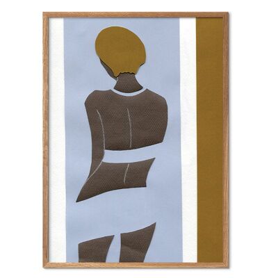 Standing Girl 30x40 + Frame