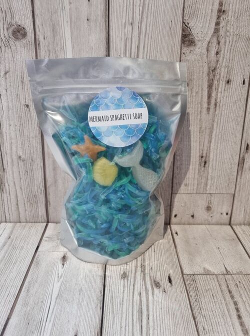 Mermaid Spaghetti Soap