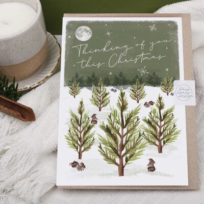 Christmas Card | Thinking of You Holiday Greeting Card