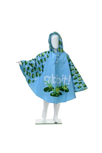 Bugzz at Soake Kids PVC Rain Poncho Frog (lot de 6) SPONFR 2