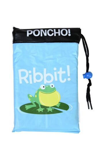 Bugzz at Soake Kids PVC Rain Poncho Frog (lot de 6) SPONFR 3