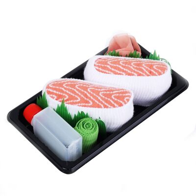 Socks salmon nigiri sushi socks man
