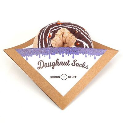 Socks Chocolate Caramel Donut Socks