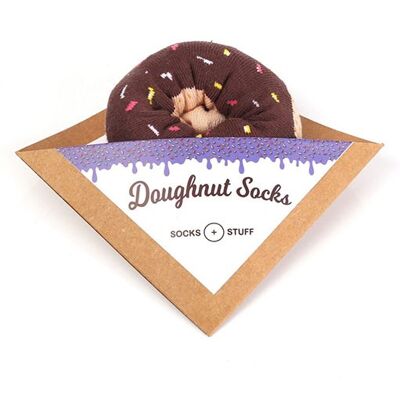 Socks Chocolate Glazed Donut Sock 30-34 kids