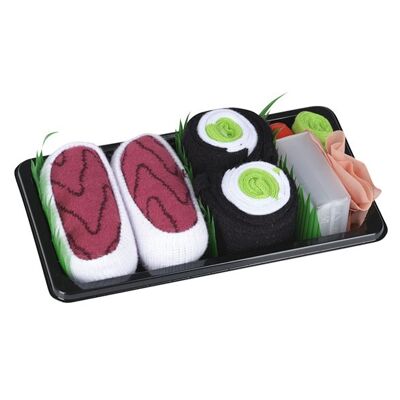 Socks tuna sushi 2 pairs 30-34 children's sock
