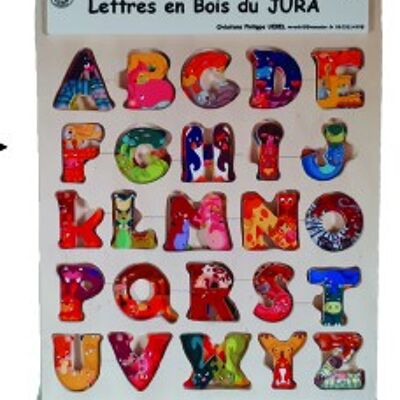 LETTRES EN BOIS