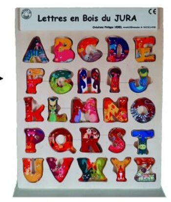 LETTRES EN BOIS