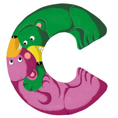 WOODEN LETTER C2